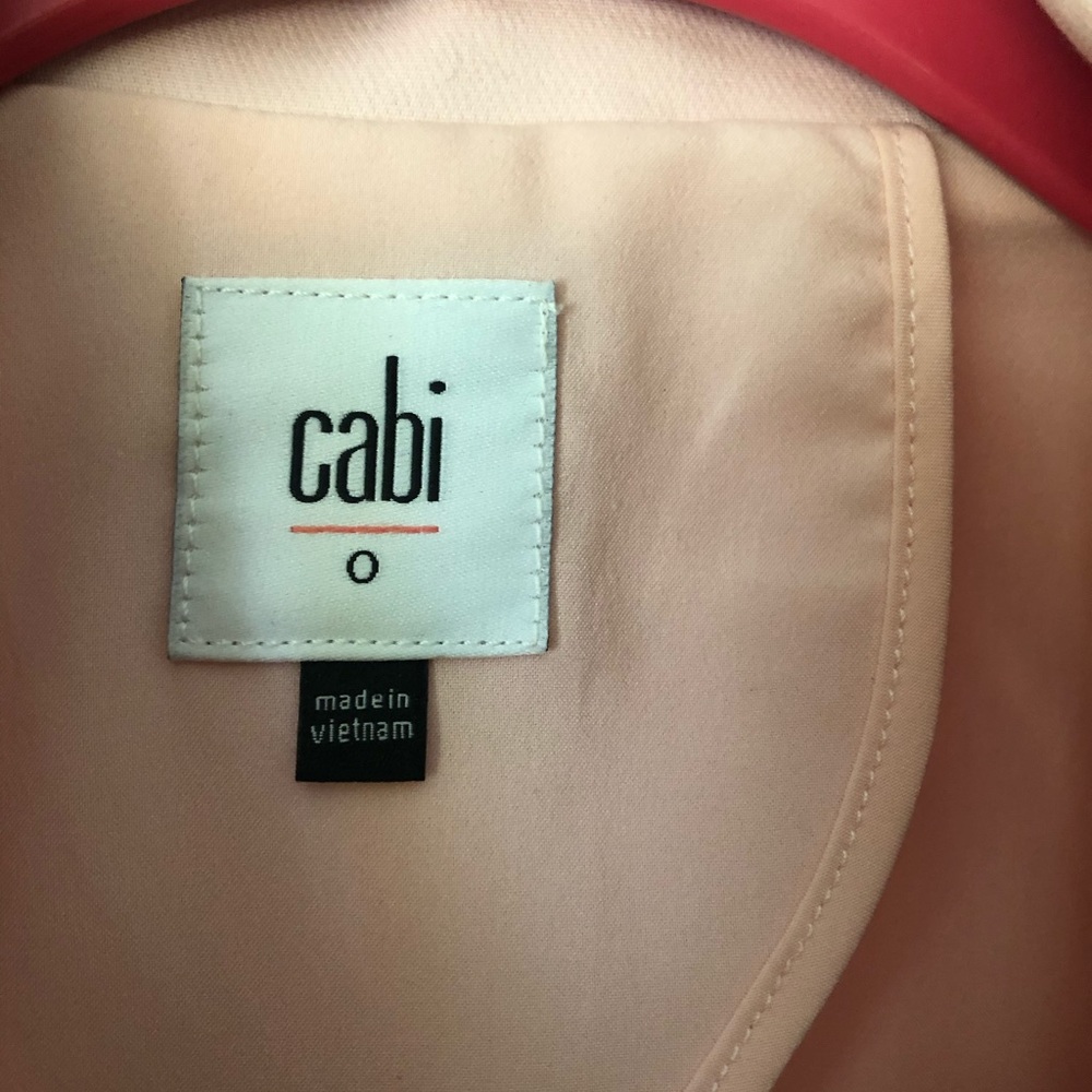 Cabi Pale Pink Business Jacket Size 0 Pre-owned - Picture 3 of 6